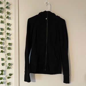 Black lululemon scuba hoodie